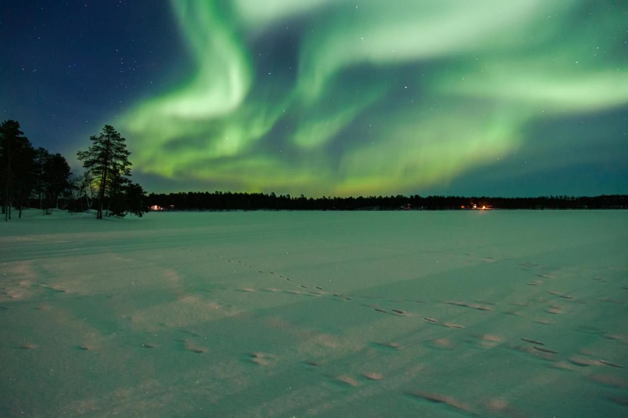 Шале Mökki - The White Blue Wilderness Lodge Инари-23