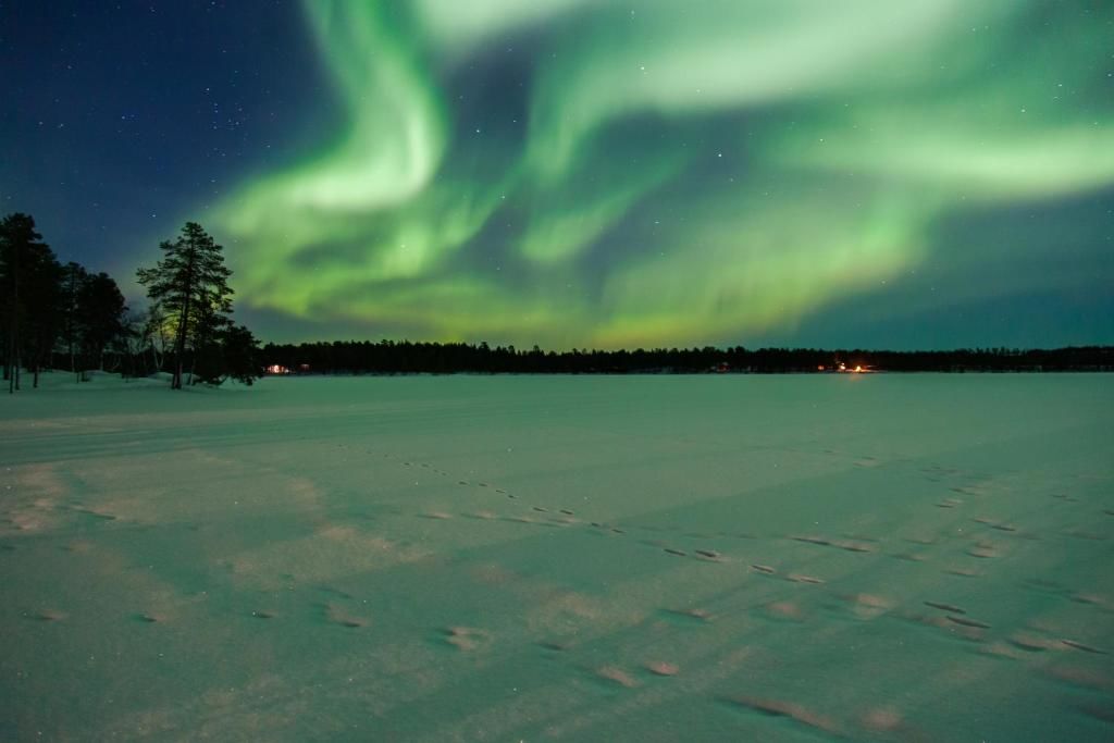 Шале Mökki - The White Blue Wilderness Lodge Инари-27