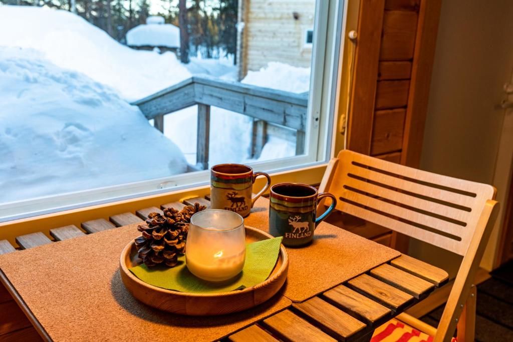 Шале Mökki - The White Blue Wilderness Lodge Инари-40