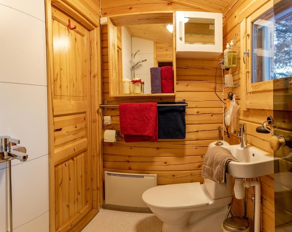 Шале Mökki - The White Blue Wilderness Lodge Инари-41
